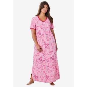 Dreams & Co. Long T-Shirt Lounger - 1 of 4