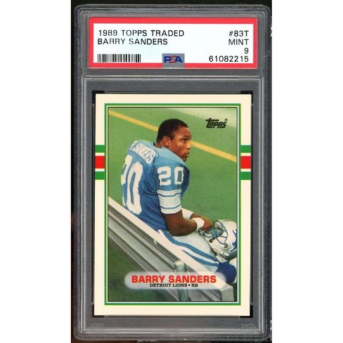 Barry Sanders Rookie Card store PSA MINT 9