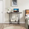 VECELO Couch Side & Console Table with 2 Outlets, 2 USB Ports and Extra Long 9.8 Feet Power Code, Sofa Behind - 4 of 4