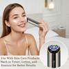 Radio Frequency Facial Device - EMS Face Lift Massager Tool with Red Blue Light for Wrinkle Removal and Lifting - for Women Home Use - Silver Gray - 3 of 4