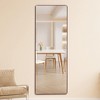 KTMBDW Full Length Mirror, Floor Mirror with Aluminum Alloy Thin Frame,Free Standing or Wall-Mounted Mirrors for Living Room - 2 of 4
