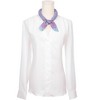 INSPIRE CHIC Women's Leaf Dots Blended Cotton Small Square Scarves 1Pc - 2 of 4