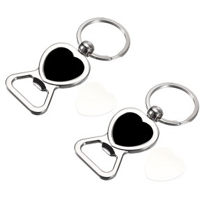 Unique Bargains Stainless Steel Flat Portable Beer Soda Bottle Opener for Bar Party - 1 of 4