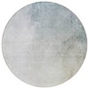 Beige Sky Blue And Teal Blue Ombre Washable Indoor Outdoor Area Rug - 4 of 4