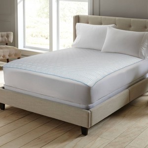 Queen TempaCool Mattress Pad White - Perfect Fit