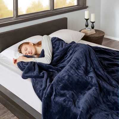 Indigo King Heated Microlight to Berber Blanket