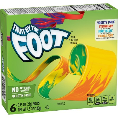 Fruit by the Foot Variety Pack Fruit Snacks - 6ct