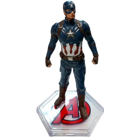 Disney Marvel Avengers Endgame Captain America 4 Inch Pvc Figure Loose