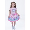 Hello Kitty Tank Top Satin Skirt Tie Dye Outfit Set Little Kid to Big Kid - 2 of 4