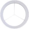 FENCY White Textured Drum Medium Lamp Shade - 4 of 4