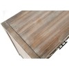 HomeRoots 60" Natural and Brown Distressed Carved Geometric Sideboard with Four Doors - 3 of 4