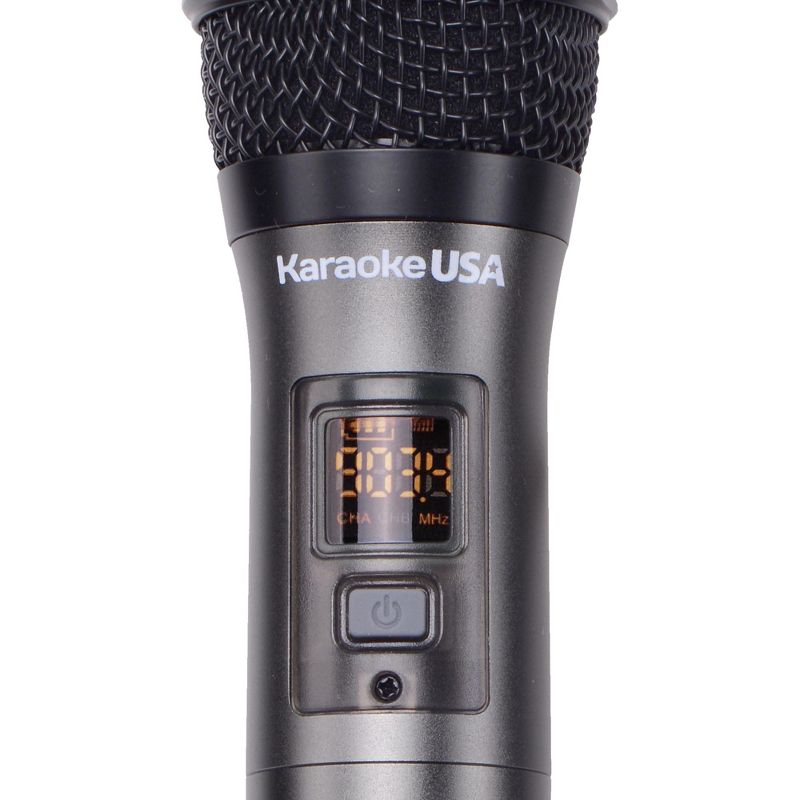 Karaoke USA 900 MHz UHF Wireless Microphone (WM900), 3 of 6