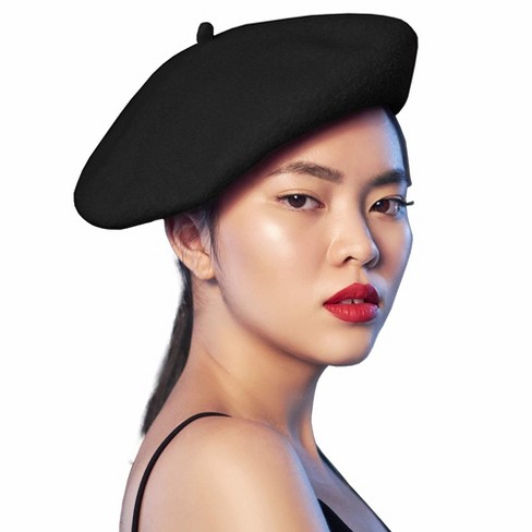 Black French Beret