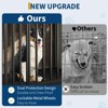 39 Inch Dog Crate Furniture with Removable Tray, Heavy-Duty Dog Cage with Lockable Wheels & Door - 4 of 4
