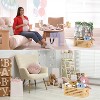 Baby Shower Crate Closet, Baby Baskets with Hangers Handle, Baby Crate Box for Baby Shower, Welcome Gift Basket for Newborn Baby, for New Parents - 3 of 4