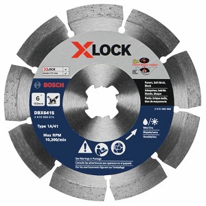 Bosch Genuine 6 In. X-LOCK Segmented Rim Diamond Blade - DBX641S - 1 of 4