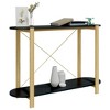 vidaXL Console Table Black 43.3 in.x15 in.x29.5 in. Engineered Wood - 4 of 4