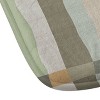 Deny Designs Ninola Design Modern Striped Green Bog Memory Foam Bath Mat - 3 of 4