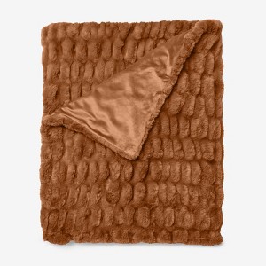 BrylaneHome Faux Fur Throw - 1 of 3