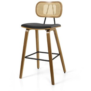 Bekrvio 26'' Counter Height Bar Stools, PU Leather Upholstered - 1 of 4