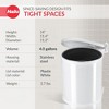 Hailo Compact-Box M Trash Can, 4 Gallon, Lid-Lift System, Fits 15.7 Inch Hinged Cabinets, Small Bin for Kitchen or Bathroom, White - 4 of 4