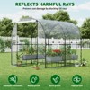 Orieon Walk-in Greenhouse with 4 Mesh Windows & Zipper Door – Heavy Duty Tunnel Garden House with Reinforced Frame, PE Cover. - 3 of 4