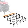 Heavy Duty Chain Drag Harrow 3/8" Tines Compatible with Tractors ATV UTV Lawn Tractor Attachments for Leveling, Grading, Breaking Up Soil - 2 of 4