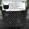 TruAIR Bling Car Net Pocket Handbag Holder (Black) - 3 of 4