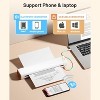 Phomemo M08F Portable Wireless Printer for Travel Mini Home Printer - White - 2 of 4