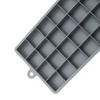 Unique Bargains Ice Mould 24-Cavity Square Ice Tray with Lid Hand Wash Only Silicone 7.28"x4.53"x1.18" 1 Pc - 3 of 3