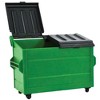 Set of 2 Dumpsters for WWE & AEW Wrestling Action Figures: Blue & Green - 3 of 3