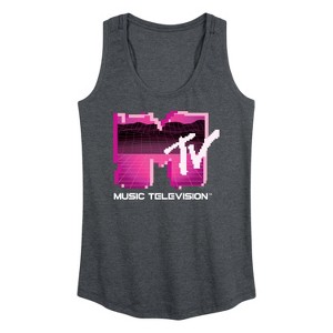 Women's - MTV - Retro Gamer Logo Graphic Racerback Tank - 1 of 4