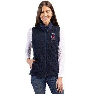 Los Angeles Angels Cutter & Buck Cascade Eco Fleece Womens Vest - 1 of 1