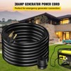 VEVOR Welder Extension Cord, 30 Amp 50 ft, Extension Cord for Portable Welders, NEMA 6-50P, 10/3 AWG, 250V, 7500W  Pure Copper Welder Cable, Black - 3 of 4