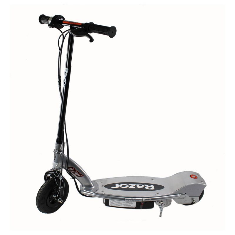 Razor E125 Kids Ride On 24V Motorized Battery Powered Electric Scooter Toy, Speeds up to 10 MPH with Brakes, and 8" Pneumatic Tires for Ages 8+, Black, 4 of 7