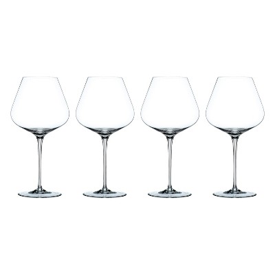 Riedel 98072 Nachtmann ViNOVA 27 Ounce Dishwasher Safe Crystal Balloon Burgundy Red Wine Glass (4 Pack)