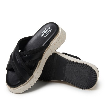 Dearfoams Women's Daisy Cross Strap Platform Sandal - image 3