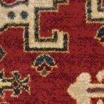 red/ivory