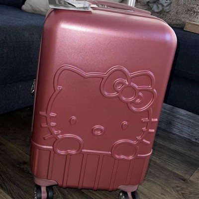 Hello Kitty Ful 21 Hard-Sided Spinner Rolling Carry-On Luggage - Pink