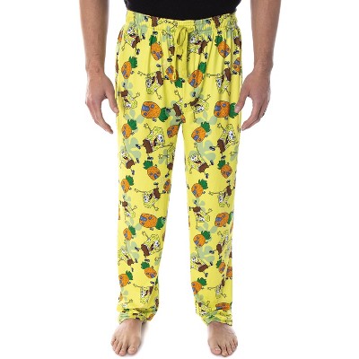 Seven Times Six SpongeBob SquarePants Men's Pineapple House Adult Lounge Pajama Pants Multicoloured