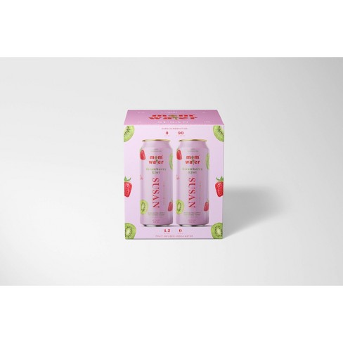 Mom Water Strawberry Kiwi - Susan - 4pk/355ml Cans - image 1 of 4