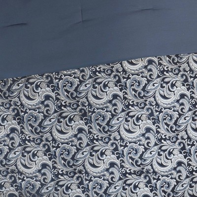 Navy Microfiber California King 24-Piece Bedding Set