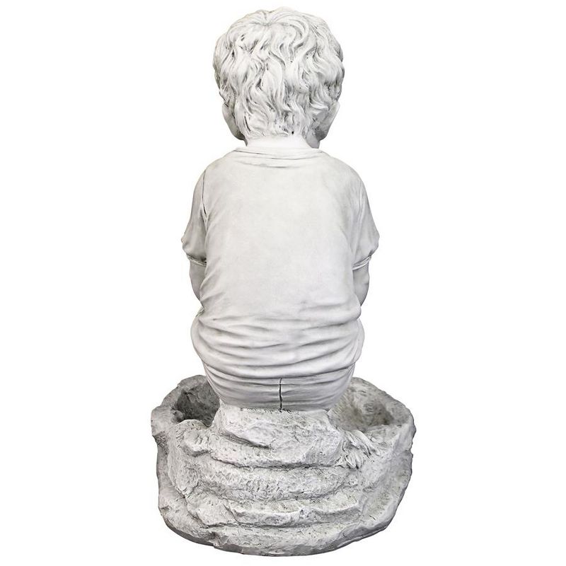 Design Toscano Tommy At The Turtle Pond Little Boy Statue - Gray, 5 of 7