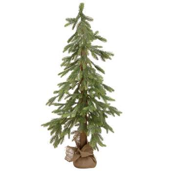 Tangkula 9ft White Christmas Pine Tree Hinged Artificial Decoration W/ 2132  Tips & Metal Stand : Target