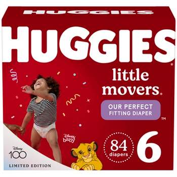 Huggies Little Movers Baby Disposable Diapers - Size 6 - 84ct
