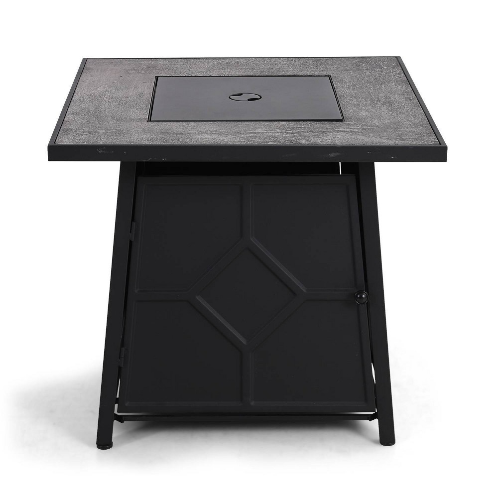 28″ Outdoor Gas Fire Pit Table – Gray – Captiva Designs  – For the Patio​
