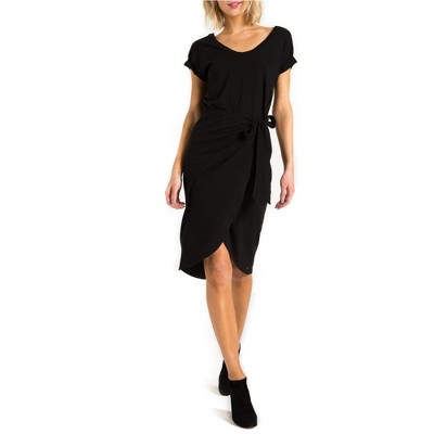n:philanthropy Womens Pearson Wrap-Front Wrap Dress