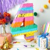 Blue Panda Small Rainbow Number 4 Pinata for 4th Birthday Party, Fiesta Decorations, 12 x 17 x 3 In - image 3 of 4