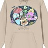 Solar Opposites Main Characters Composed Art Long Sleeve Sand Adult Hooded Sweatshirt - 2 of 2