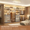 Aheaplus Closet System with 8 Drawers, Walk-in Wardrobe Organizer with 4 Hanging Rods - 2 of 4